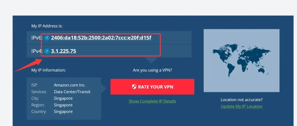 查看ip地址是否变动